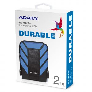Disco Duro Portátil ADATA HD710 Pro de 2 TB, USB 3.1. Color Azul.