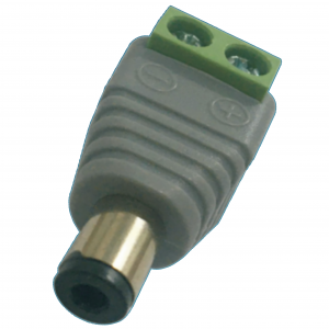 Conector RCA hembra / Para microfono / Bloque para atornillar positivo y  negativo