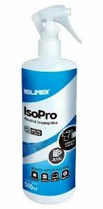 Alcohol Isopropilico Silimex, para mantenimiento y limpieza. 500 ml.
