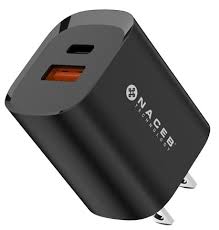 CARGADOR DE PARED NA-0143 USB-A + USB-C NA-0143