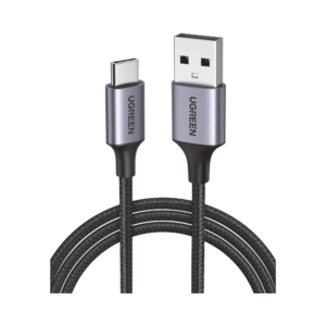 Cable USB-A a USB-C | 2 Metros (6.56 Pies) | Transferencia de Datos de 480 Mbps | Carga Rápida | QC 4.0/3.0/2.0 | FPC | AFC | Protección Integrada Marca: UGREEN