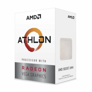 AMD ATHLON 3000G, 2 núcleos, Socket AM4, Con Gráficos Radeon Vega 3.