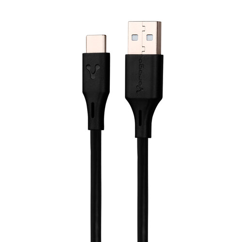 CABLE VORAGO CAB-C02B USB- TIPO C 1 METRO NEGRO