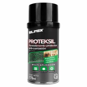 Revestimiento Silimex anticorrosivo en aerosol, protector de sistemas electrónicos de 170ml.