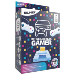 Kit de limpieza para pantallas Silimex SIL-KITGAMER, incluye 1 removedor de polvo de 170ml, 1 limpiador de pantallas 100ml, 1 microfibra de (30x30), 1 cepillo para limpieza.
