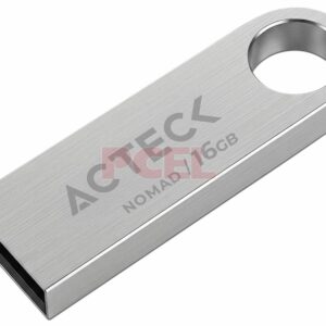 Unidad Flash USB Acteck AC-946209 de 16 GB, USB 2.0, Metálica. Color Plata.