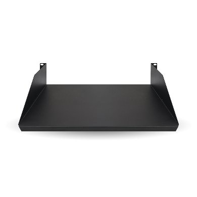 Charola Lisa para Rack 2U X 35 cms BROBOTIX 830733, Negro, Acero, 20 kg, 2U