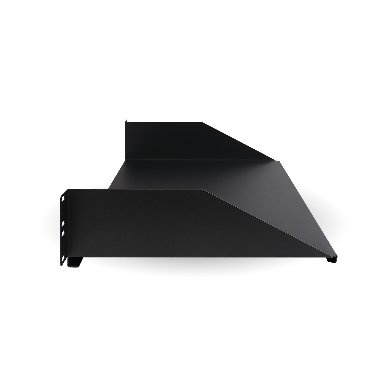 Charola Lisa para Rack 2U X 35 cms BROBOTIX 830733, Negro, Acero, 20 kg, 2U - Image 2