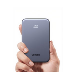 Power bank Ultradelgado 10000mAh / 20W Máximo / Puerto USB-C PD3.0 PPS / Puerto USB-A 22.5W / Batería Polímero de Litio / Pantalla Digital / Carga Rápida 3 Horas / Protocolos Múltiples / Protección
