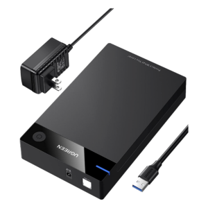 Carcasa de Disco Duro para 3.5" y 2.5" (Enclosure) | Con Cable USB 3.0 | Para HDD 3.5" / SSD 2.5" | SATA I/II/III | UASP | Hasta 16 TB | Compatible con Windows, Linux, Mac OS | No Requiere Controlador | Cable 1m | Incluye Adaptador d