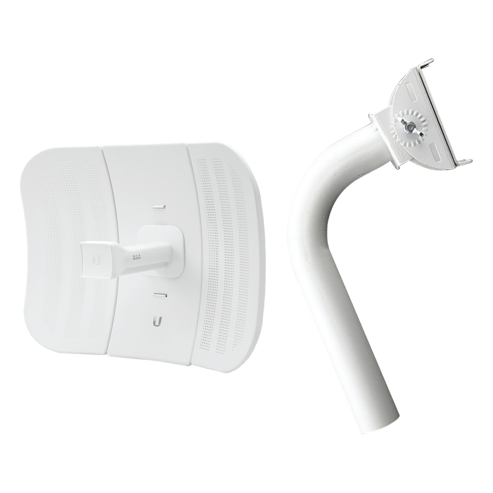 LiteBeam airMAX M5 CPE hasta 100 Mbps, 5 GHz (5150 - 5875 MHz) con antena integrada de 23 dBi, incluye montaje universal UMOUNT