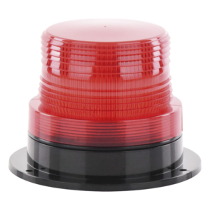 Burbuja Brillante de Larga Vida Útil, con 8 LEDs Color Rojo, Domo Rojo, 12Vcd