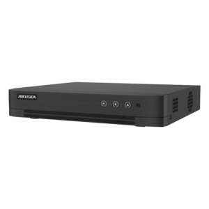 [Audio Bidireccional] DVR 8 Canales TurboHD + 2 Canales IP / 2 Megapixel (1080p) Lite / Acusense Lite (Evita Falsas Alarmas) / Audio por Coaxitron / 1 Bahia de Disco Duro / H.265+ / Salida de Vídeo Full HD
