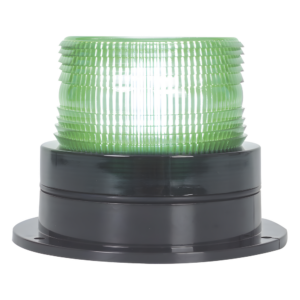 Burbuja Brillante de Larga Vida Útil, con 8 LEDs Color Verde, Domo Verde, 12Vcd