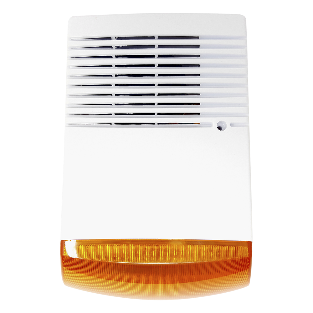 Sirena Estrobo para Exterior / 120 dB / IP65 / Luz Intermitente / Anti-Sabotaje