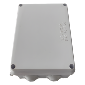 Caja de Derivación-Conexión para Exterior IP65 con 10 Entradas / 150 x 110 x 70 mm / Sellado Seguro con Empaque + 4 Tornillos / Resiste Agua, Polvo y Sol Directo