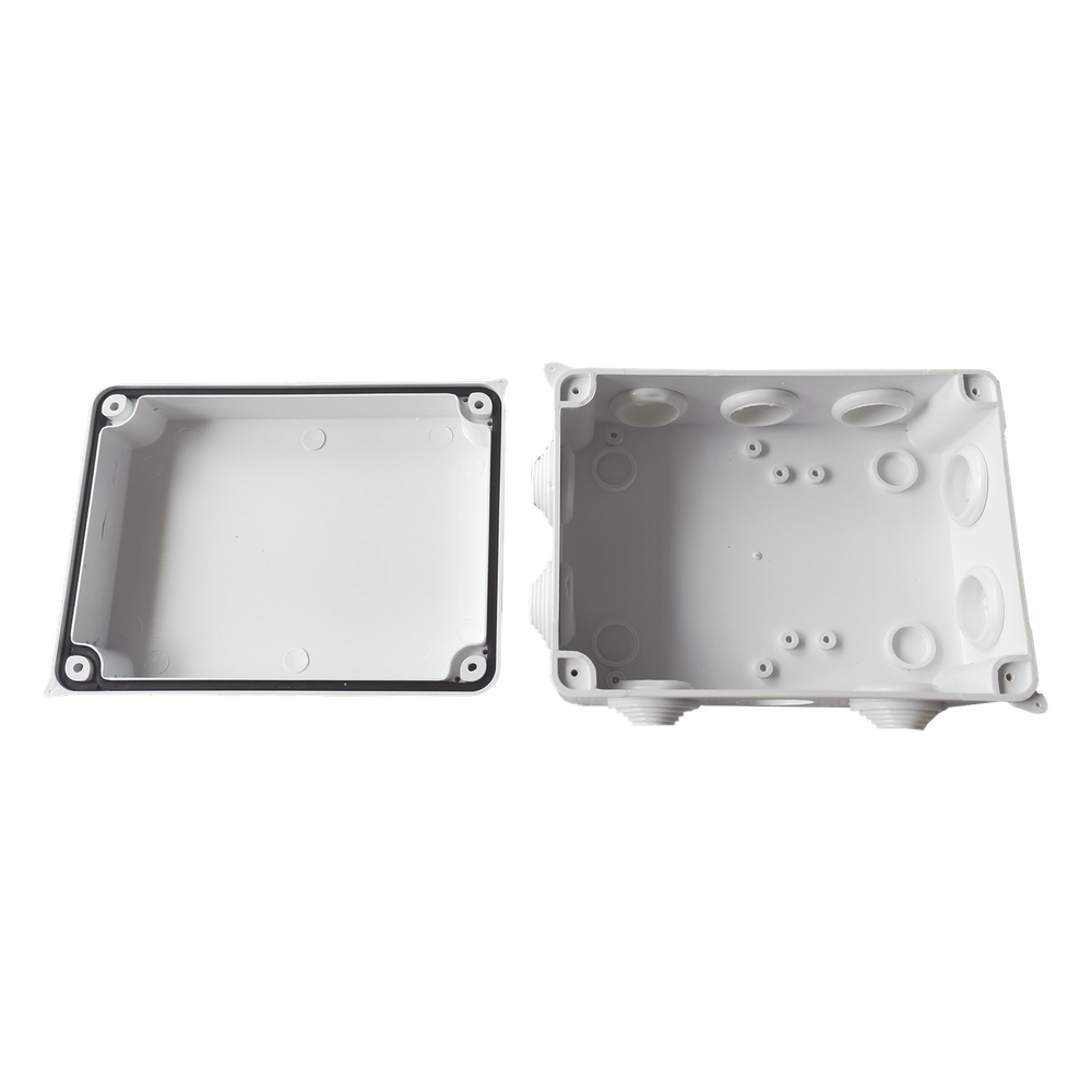 Caja de Derivación-Conexión para Exterior IP65 con 10 Entradas / 150 x 110 x 70 mm / Sellado Seguro con Empaque + 4 Tornillos / Resiste Agua, Polvo y Sol Directo - Image 2