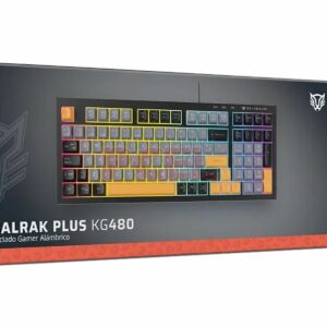 Teclado Gamer Balam Rush Balrak Plus KG480, Retroiluminación RGB, 19 Teclas Anti-ghosting, USB. Color Negro. (Versión en Español).